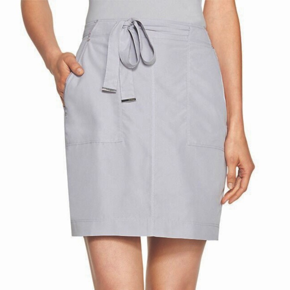 WHBM CASUAL BELTED SKIRT